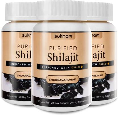 SUKHAM Sukh-Shilajit Pack of 3