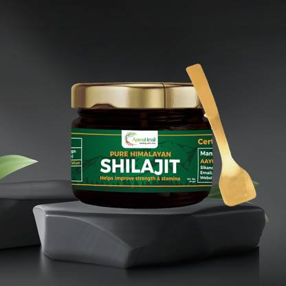 AAYUHEAL Himalayan Shilajit Resin 20G|Rich in Fulvic acid|For Power, Stamina, Endurance!
