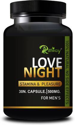 Riffway Love Night | Organic Capsules Stamina Capsule For Better Strength