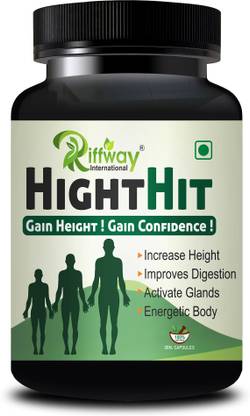 Riffway Height Hit Capsules Helps To Grow Taller- Zero Side.Effects