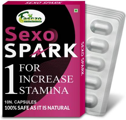 FASCZO Sexo Spark Sex Supplement | Sexual Capsules| Extra Power Feel Young Again