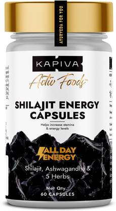 Kapiva Activ Foods Shilajit Energy 60 capsule