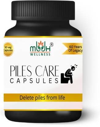 MBDHWELLNESS PILES CARE CAPSULES : Goodbye Piles. Hello Care