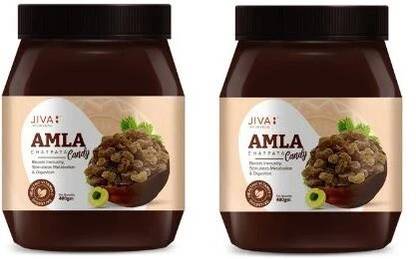 JIVA Amla Chatpata Candy - Boosts Immunity and Digestion - 400 g Each