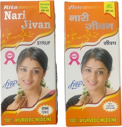 Rita Pharmacy Rita Nari Jivan Syrup 200ML+200ML (Pack of 2 Pcs)