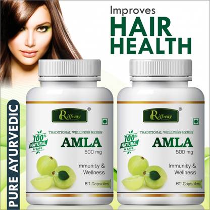 Riffway Amla Health Capsules ! Amla Capsule Prevents Dark Spots & Acne