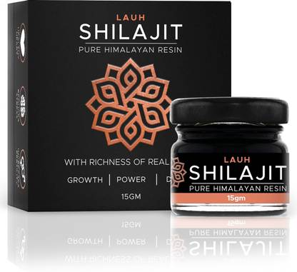INSTANT VEDA Lauh Shilajit Resin With Iron | For Better Strength, Power & Stamina (15 Gm)