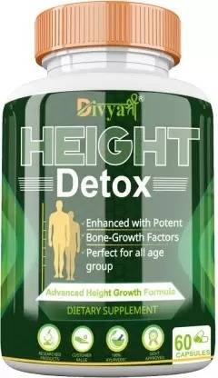 दिव्या श्री Height Detox Capsule For Bone Growth Factors, Perfect All Age Group