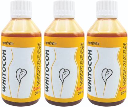 UJWALA AYURVEDASHRAM Whitocon Syrup, Leucorrhoea medicine,Harmonal Balance,For PCOS,Irregular periods