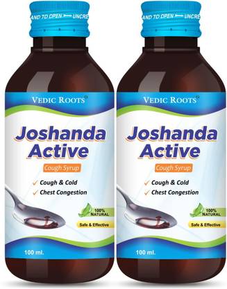 Vedic Roots Ayurvedic Cough Syrup Joshanda for Dry, Wet Cough & Mucus, Khasi Balgam Ki Dawai