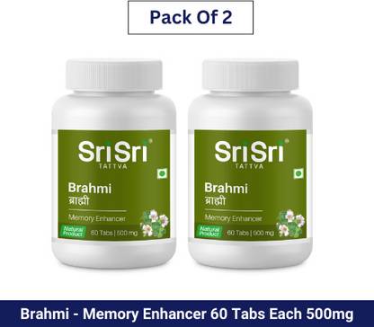 Sri Sri Tattva Brahmi - Memory Enhancer 60 Tabs | 500 mg