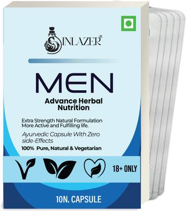 inlazer Men Wellness Power Capsule For Men ` Relieves Stress, Tiredness & Fatigue