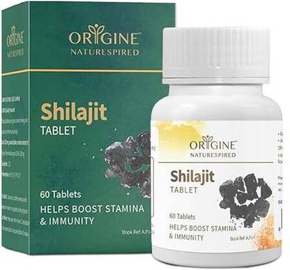 Origine Naturespired Shilajit 60 Tablets | Ayurvedic Supplement For Men