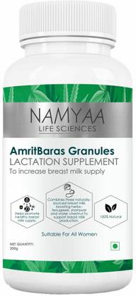 Namyaa Amritbaras- Lactation breastfeeding supplement| Boosts breast milk supply