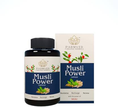 PADMVED Musli Power Capsules Ayurvedic Energy Booster - Pack of 1