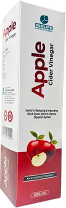 BIOLIFE Apple Cider Vinegar For Reducing Black Spots, Warts & Improve Digestive System