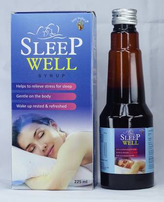 DEE INDIA HERBALS Sleep Well Syrup (225 ml) Combo Pack of 2