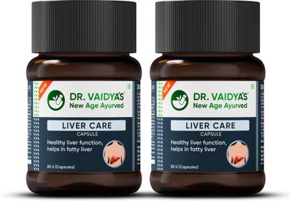 DR. VAIDYA'S Liver Care Capsules - For Daily Liver Detox & Helps with Fatty Liver | Ayurvedic