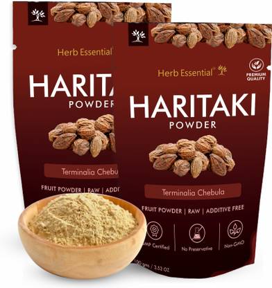 Herb Essential Haritaki (Terminalia Chebula) Powder 100g (Pack of 2)