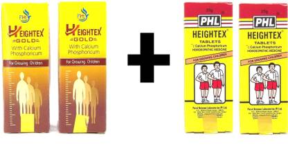 PhL Heightex and Heightex Gold Tablet (2+2) increase for height
