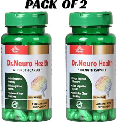 CIPZER Dr Neuro Health CAPSULE Keep Mind Sharp &Focus Brain Boosting Formula 120CAPSULE