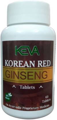 KEVA Korean Red Ginseng Tablet for Strength Stamina and Power