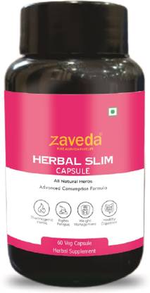 ZAVEDA Ayurvedic Fat Burner for Men & Women | Weight Loss Support - HERBAL SLIM