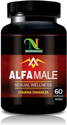 Numinous ALFA MALE Herbal Capsules for Man, 60 capsules, energy booster, No side effects