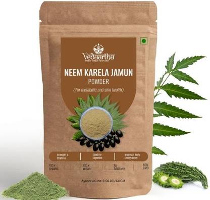 Vedaartha Neem Karela Jamun Powder for Maintaining Blood Sugar Levels