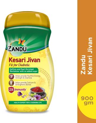 ZANDU Kesari Jivan Fit for Diabetic | Sugarfree Chyawanprash | 900g