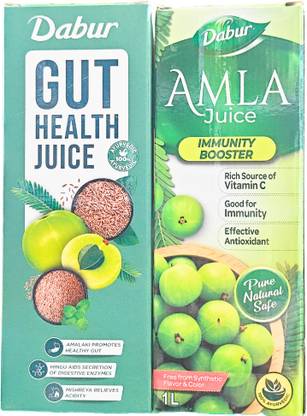 Dabur GUT HEALTH+AMLA JUICE (FOR ACIDITY,GAS,BLOATING,INDIGESTION,HAIRLOSS)