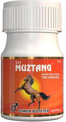 Aadved Liv Muztang Power Booster Capsules