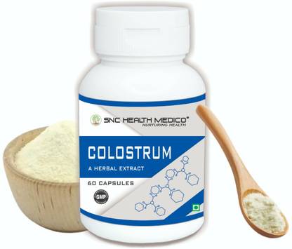 SNCHEALTHMEDICO Natural Colostrum Extract 500mg- Helpful in Immunity, brain, muscles, joint pain