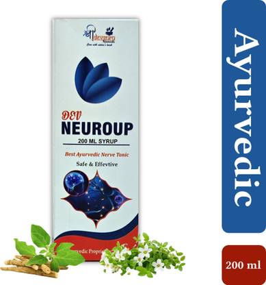 Shree Devguru Ayurveda Dev Neuroup – Ayurvedic Nerve Tonic | Brahmi, Ashwagandha | 100% Herbal