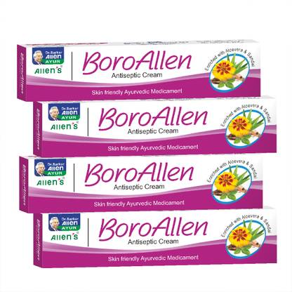 Allen Ayur BoroAllen Antiseptic Cream (20g X 4)