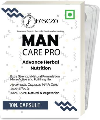 Fasczo Man Care Wellness Power Capsule For Men ; For Stamina Strength Reduce Tiredness