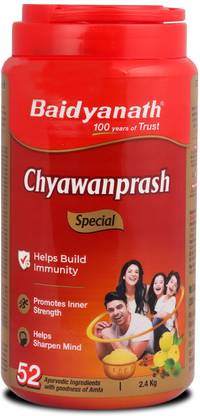 Baidyanath Chyawanprash Special 2Kg + 400gm Extra (2400gm) |Ayurvedic Immunity Booster