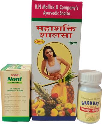 BODRI NONI CAPSULE & MAHASHAKTI SALSA TONIC & GASKURE CAPSULE