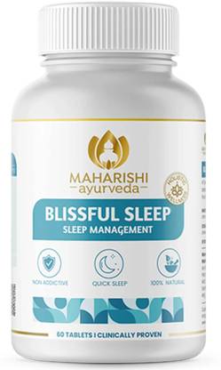 MAHARISHI ayurveda Blissful Sleep Tablets, Non-Habit Forming, Melatonin-Free, Promotes Deep Sleep
