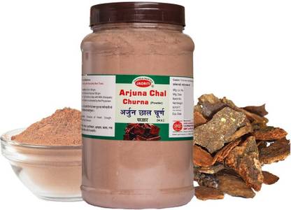 jagriti herbs Arjuna Chal Churna Organic/Ancient Herbal Ayurvedic Remedy/Helps in Strengthening and Keeping the Heart Healthy/Pure and Natural Nutrition for Heart.(500gm)