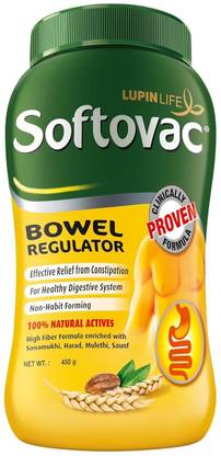 Softovac Isabgol Bowel Regulator Powder for Constipation