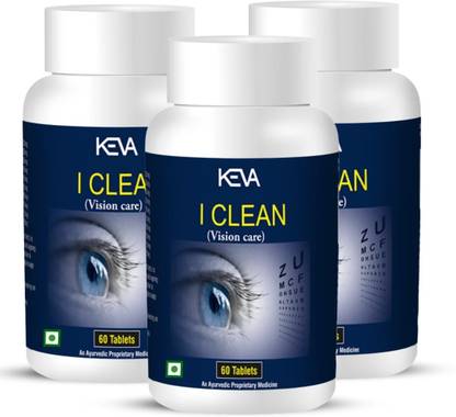 KEVA I Clean for Vision Care Tablets batter Eye Health & improve focus