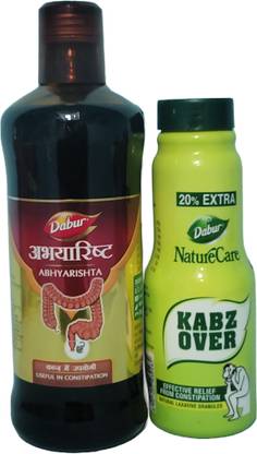 Dabur ABHYARISHT+KABZ OVER GRANUELS (COMBO PACK FOR CHRONIC CONSTIPATION)