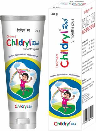 wiscon Childryl Rub Ointment for 3 Months Plus Babies|Natural|Ayurvedic