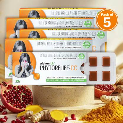 PhytoRelief-CC Quick Relief From Sore & Scratchy Throat|Seasonal Cold & Cough