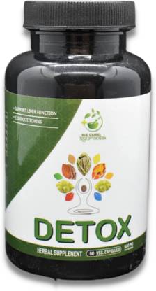wecureayurveda Detox Oxygen Digestive System Cleanser, Cleanse and Detoxify, Colon 60 Capsules