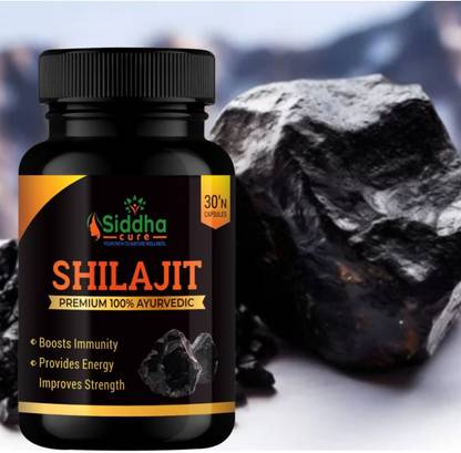 Siddha cure Shilajit Premium 100% Pure Boosts Stamina & Immunity Revitalises Body