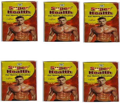 MH AYURVEDA Super Health Tablets For Muscle & Weight Gain 6 Packets