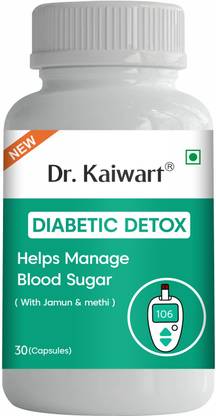 Dr. Kaiwart Diabetic Detox Capsule Control Support Endocrine Health