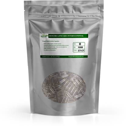 Biogiri Transparent Transparent Size 0 Empty Capsules